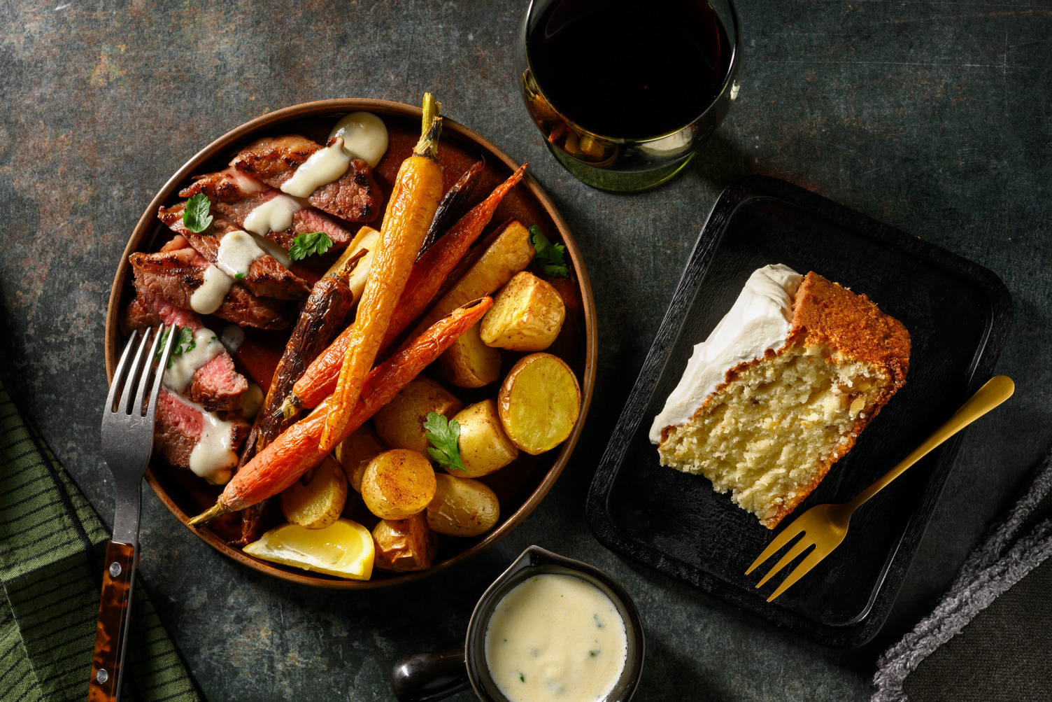 Seared Venison & Creamy Lemon-Herb Sauce for Dinner