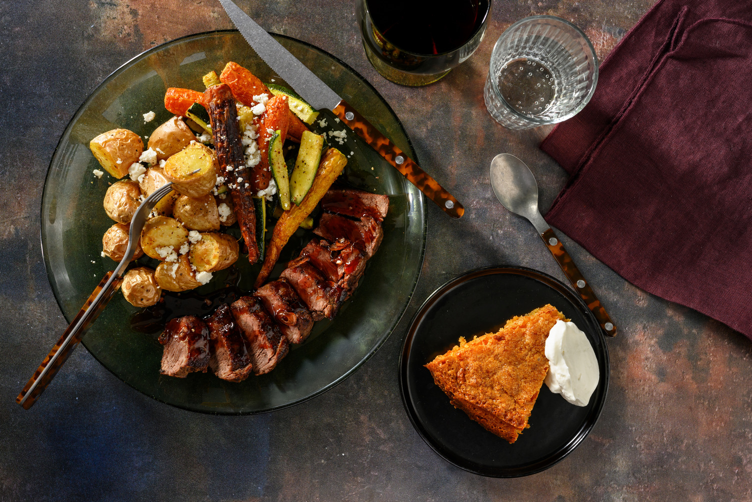 Venison Steak & Balsamic-Cherry Sauce for Dinner