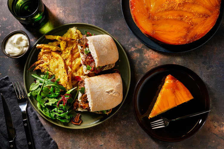 Prime Beef Steak & Caramelised Mushroom Subs for Dinner 