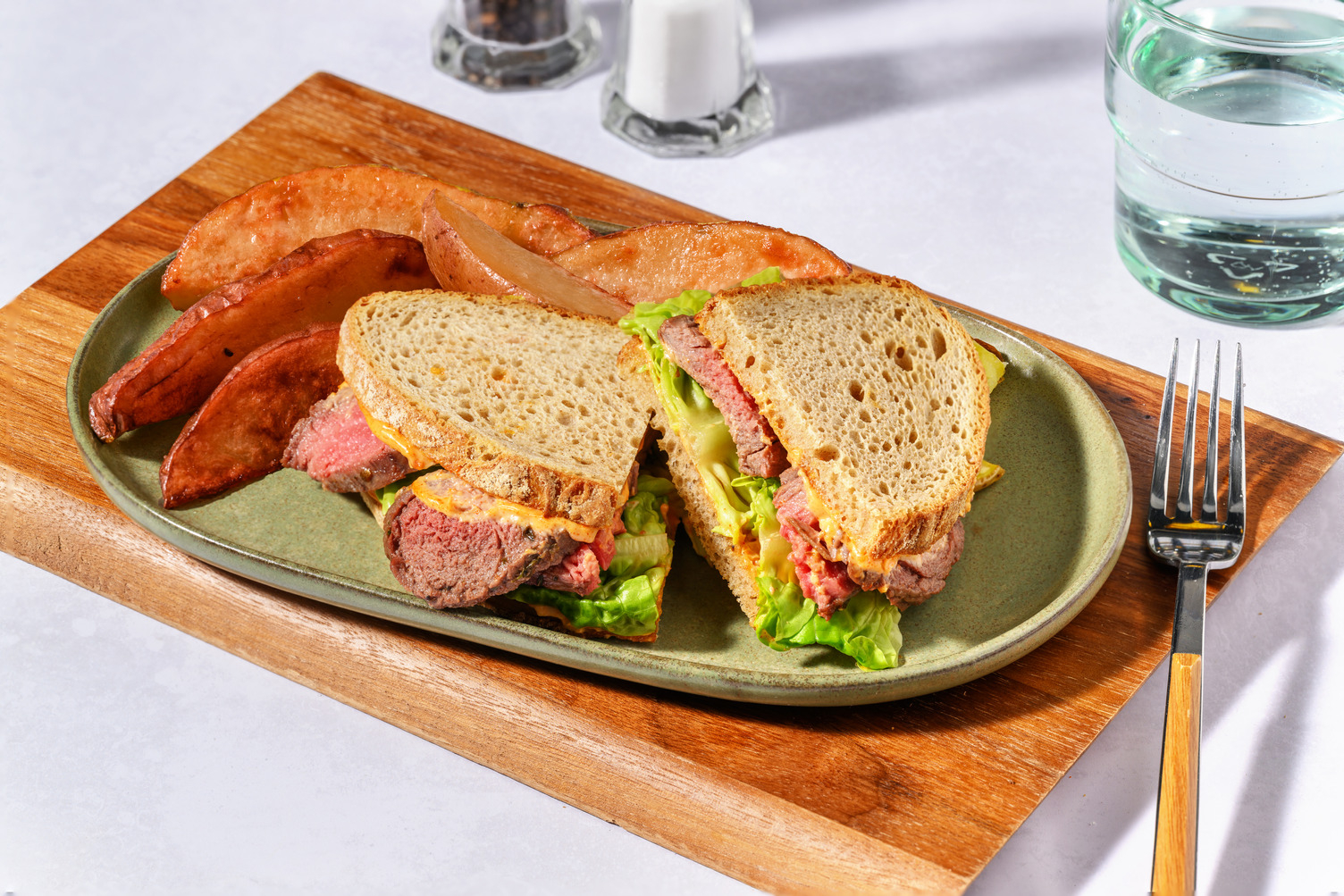 Peri-Peri Double Steak Sandwich