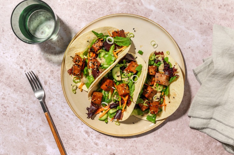 Japanese-Style Beef Tacos