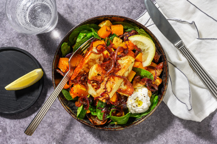 Double Herby Honey & Lemon-Glazed Halloumi