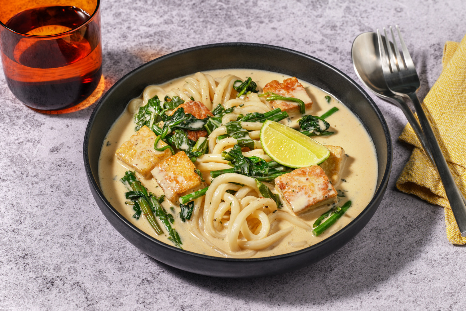 Express Double Satay Tofu & Curried Udon Noodles