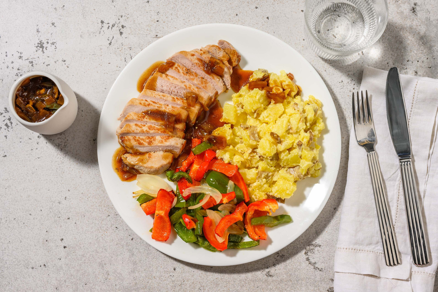 Smart Pork Chops and Peppers