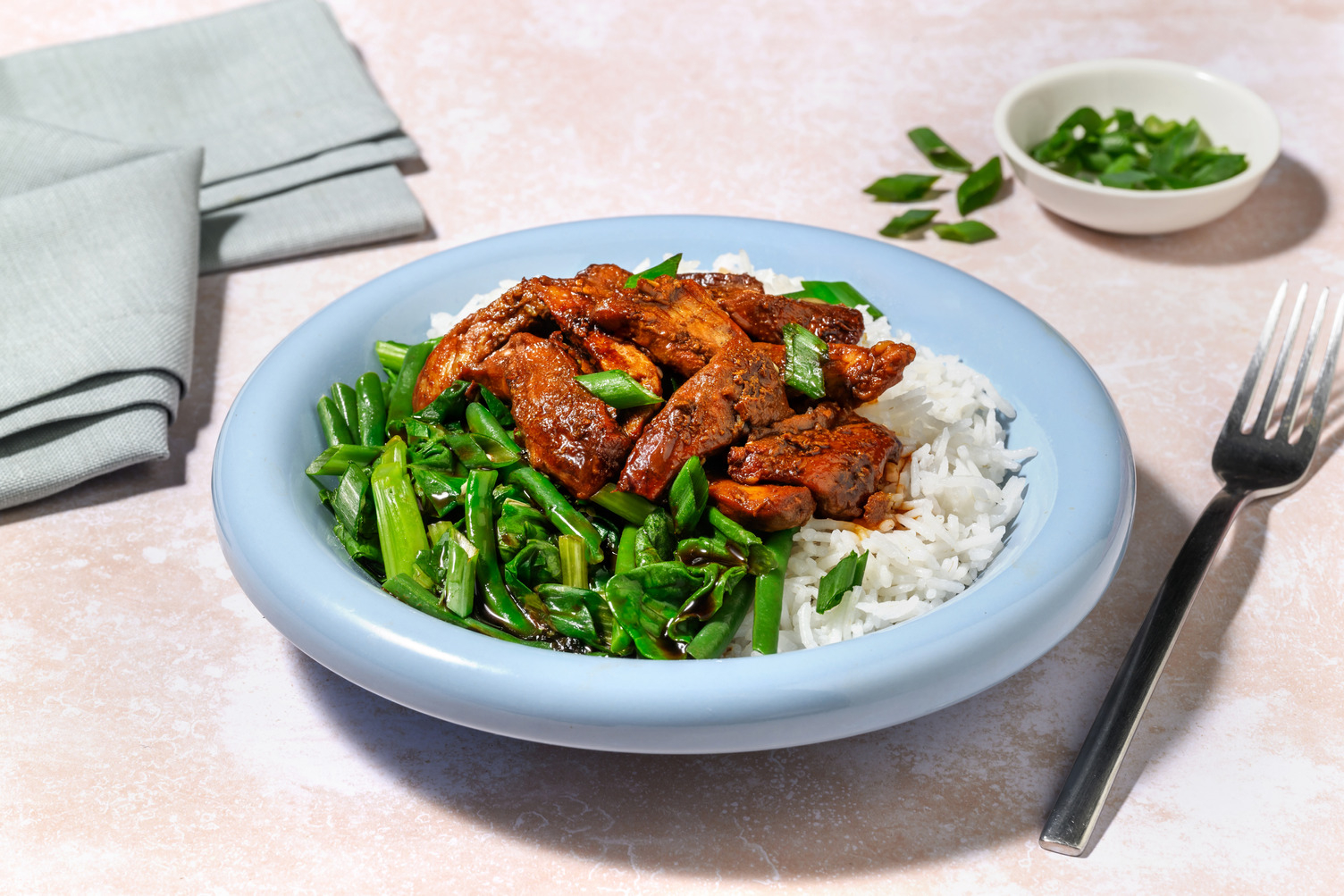 Speedy Teriyaki Plant-Based Mince & Instant Rice