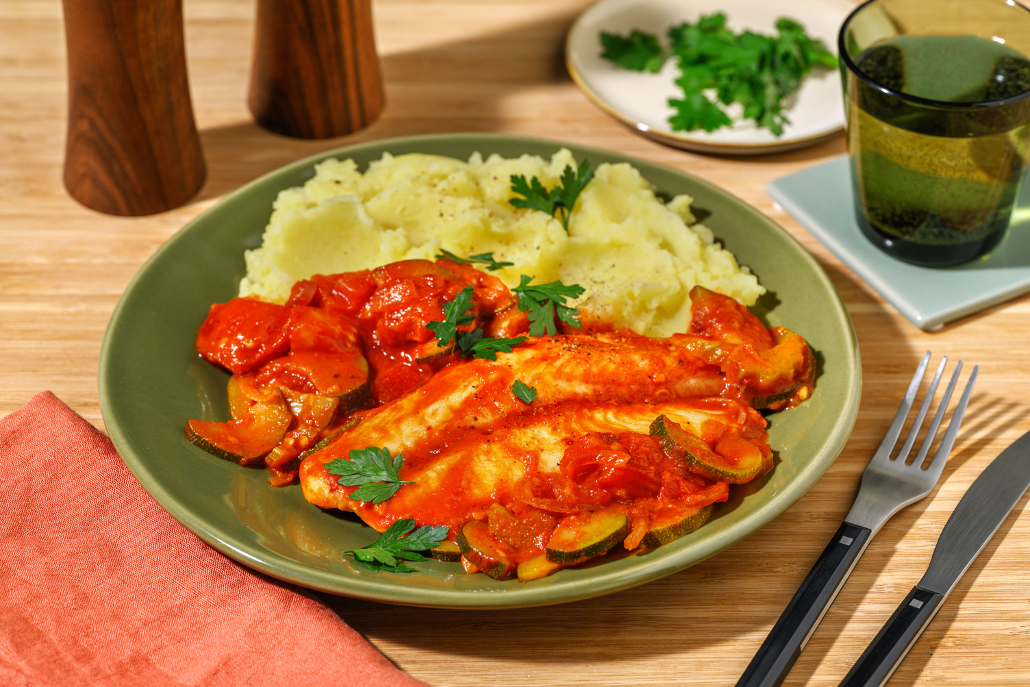 Saucy Acqua Pazza-Style White Fish