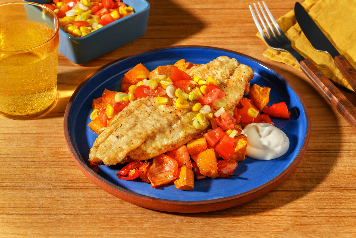 Mexican-Spiced Barramundi & Veggie Toss