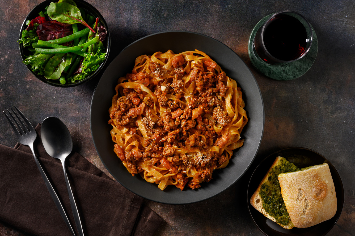 Beef & Bacon Fresh Fettuccine Bolognese