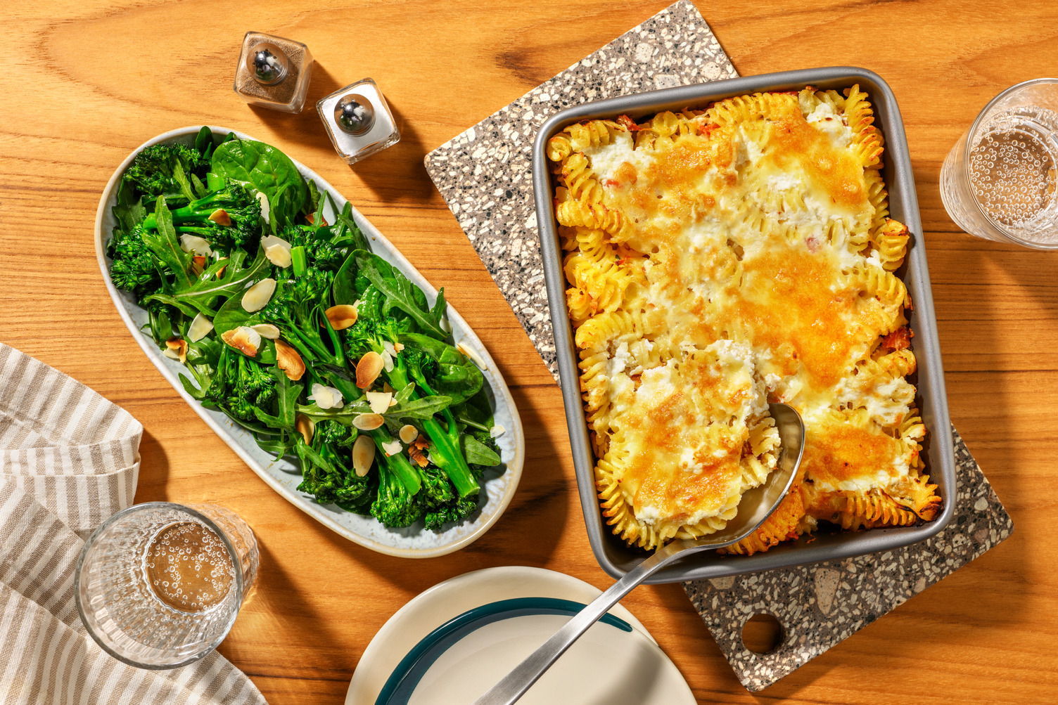 Creamy Cherry Tomato & Ricotta Baked Pasta