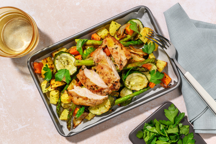 Rustic Greek Chicken & Potato Traybake