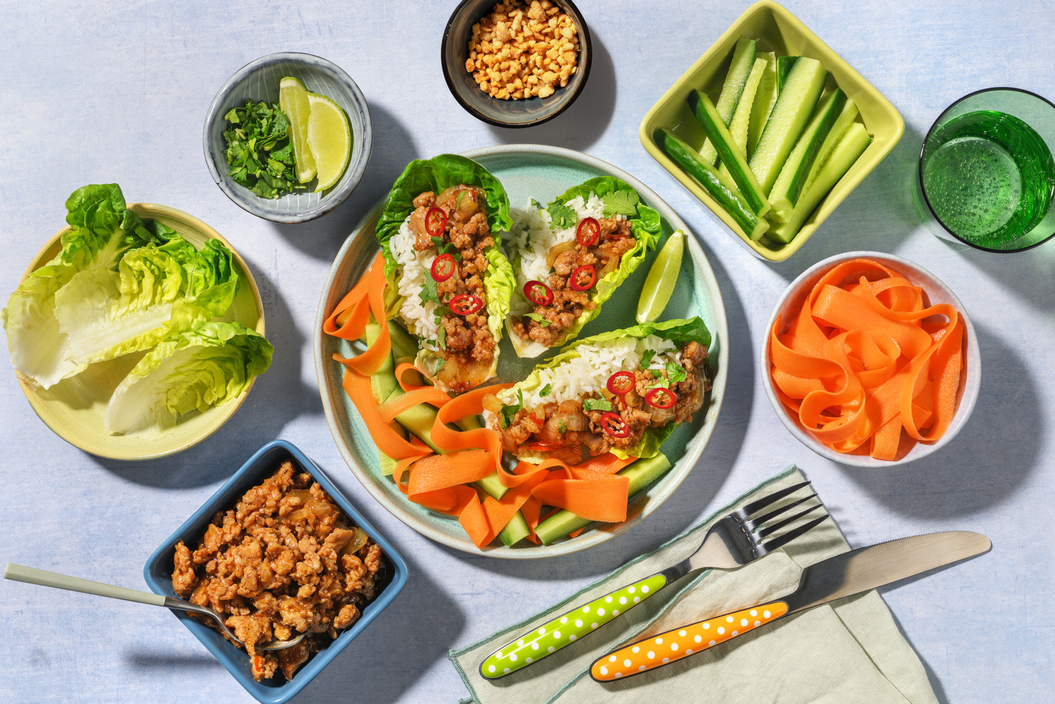 Pork San Choy Bow & Fragrant Rice Bar