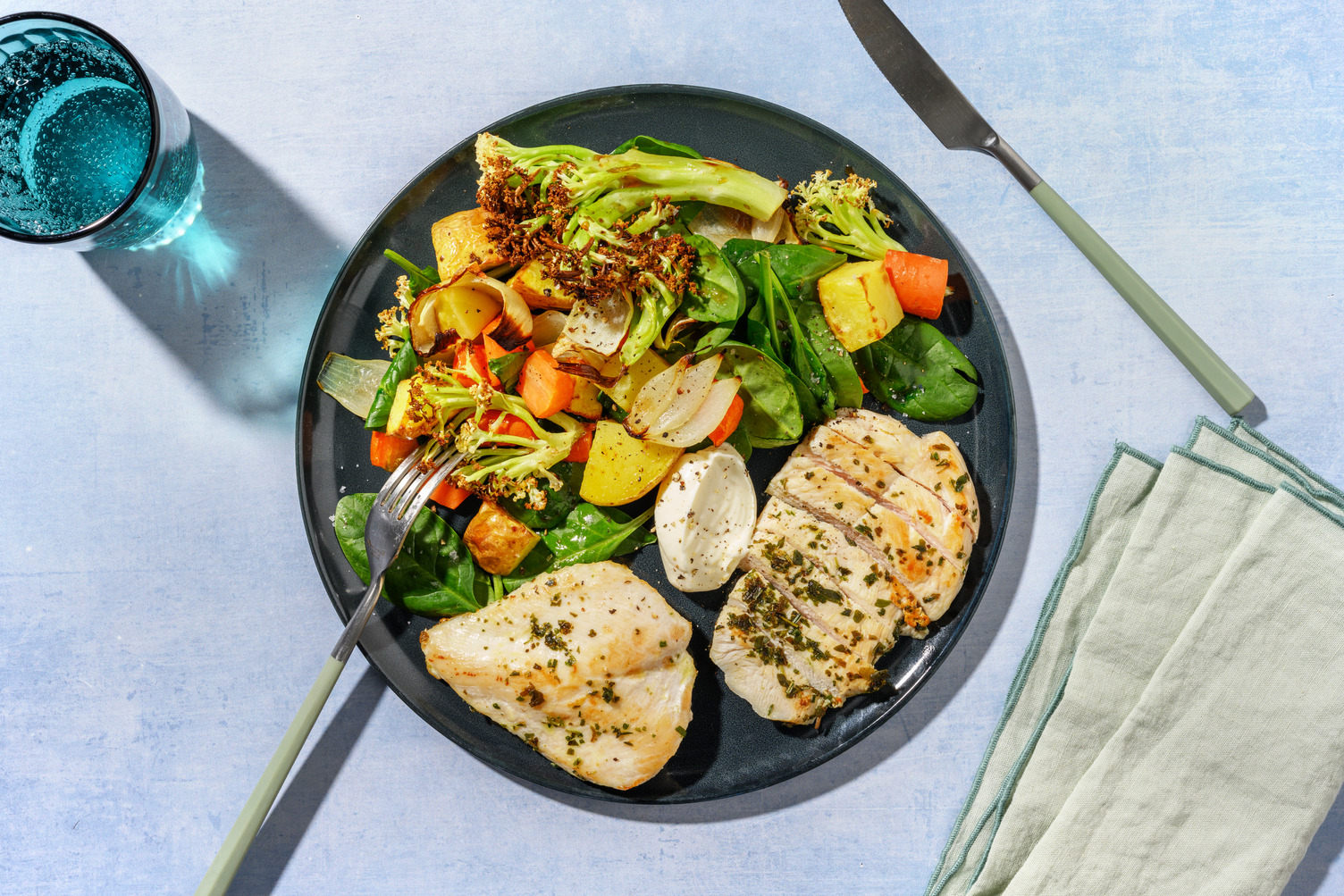 Herby Tomato Salmon & Balsamic Roasted Fioretto