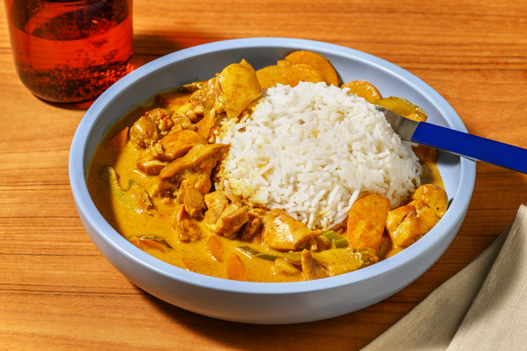 Mumbai Coconut Halloumi & Veg Curry