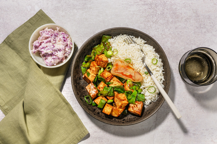 Teriyaki Tofu & Tempura-Style Crunchino