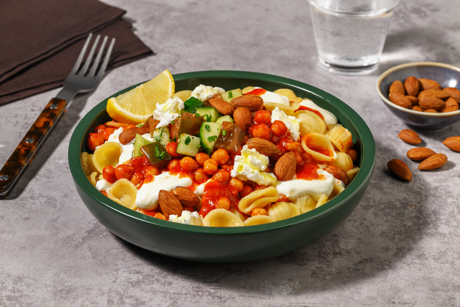 Trendy Manti-Inspired Plant-Based Mince & Chickpea Pasta