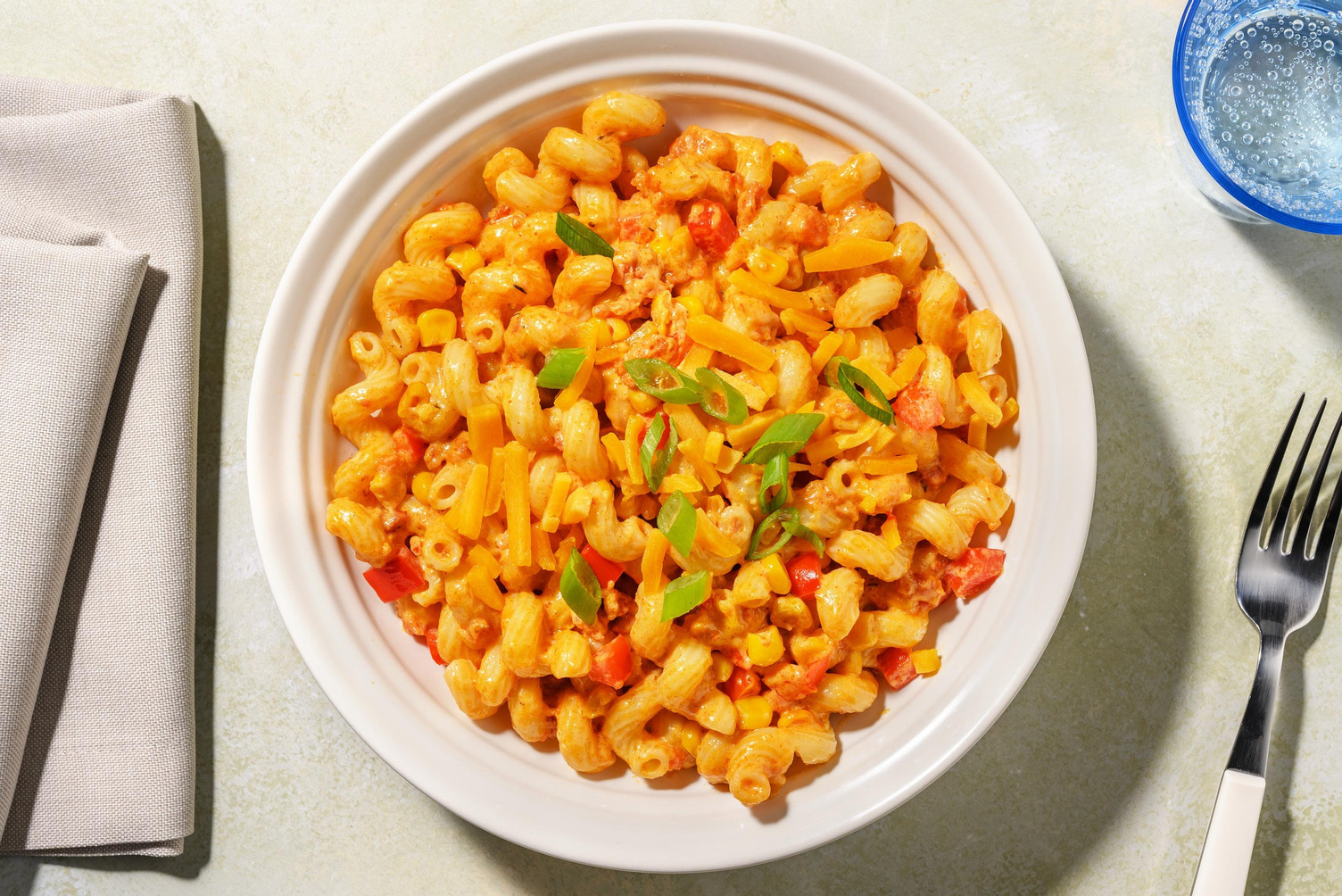 SuperQuick Tex-Mex-Inspired Turkey Cavatappi