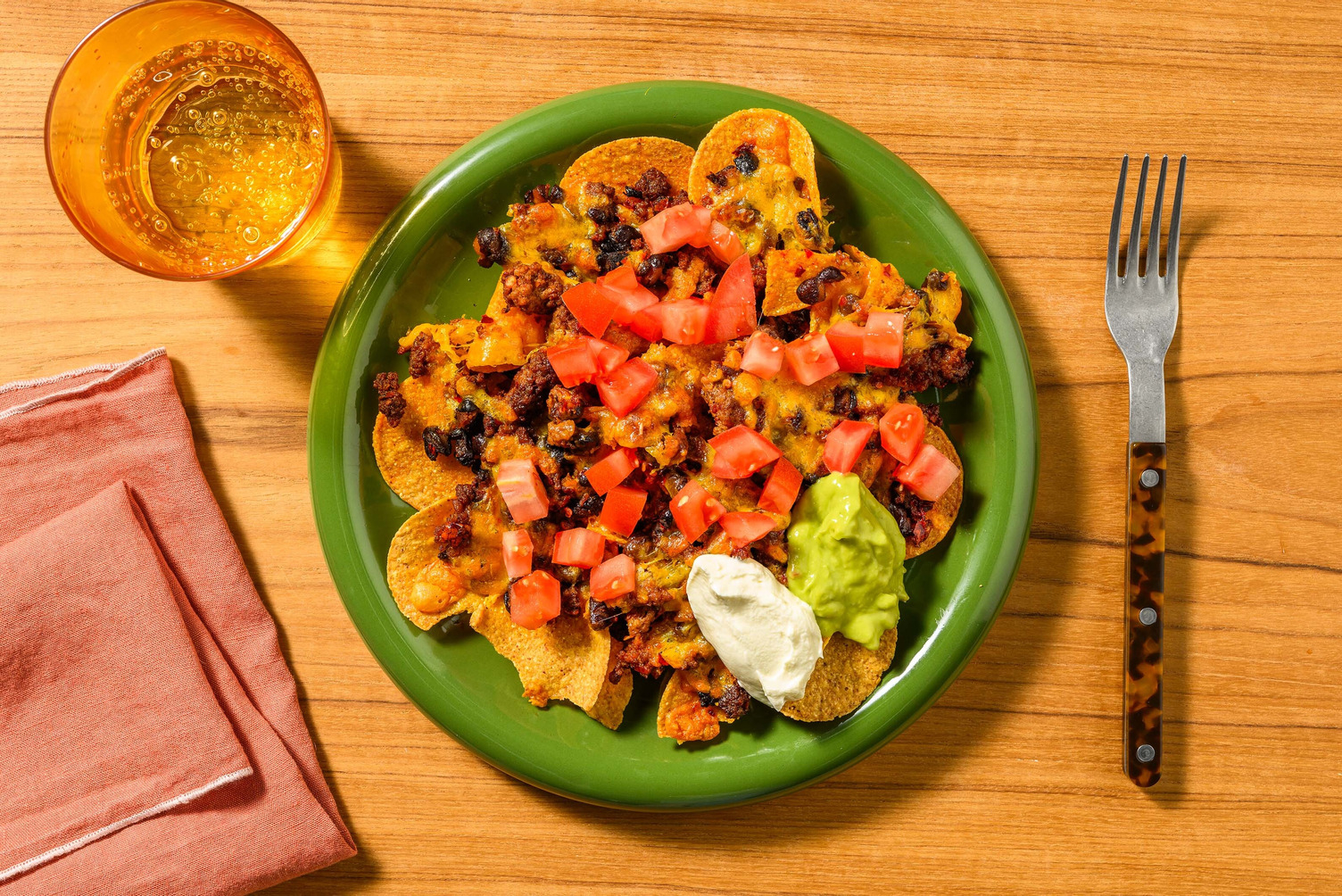 SuperQuick Turkey and Black Bean Nachos 