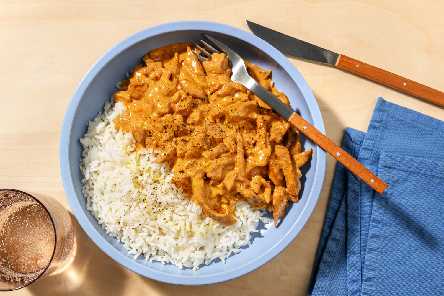 Heura en curry korma