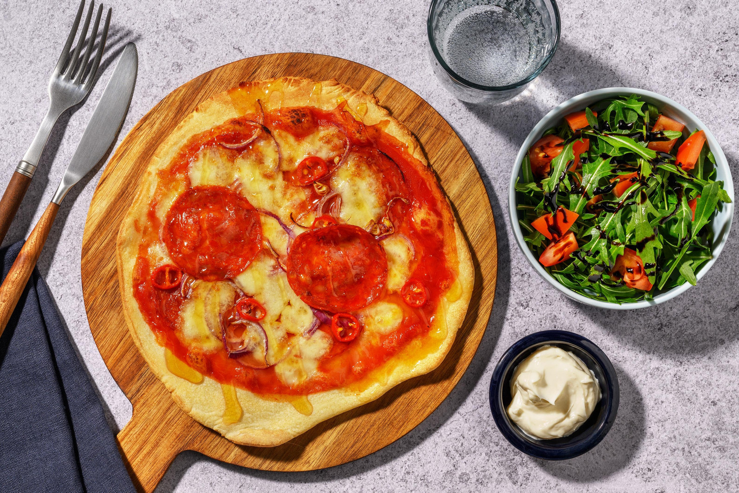 American Hot Style Chorizo Pizza