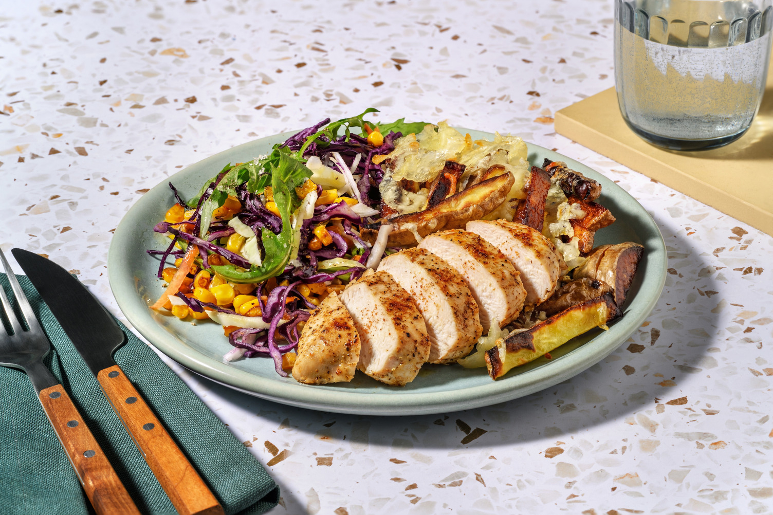 Peri Peri Spiced Chicken and Cheesy Chips