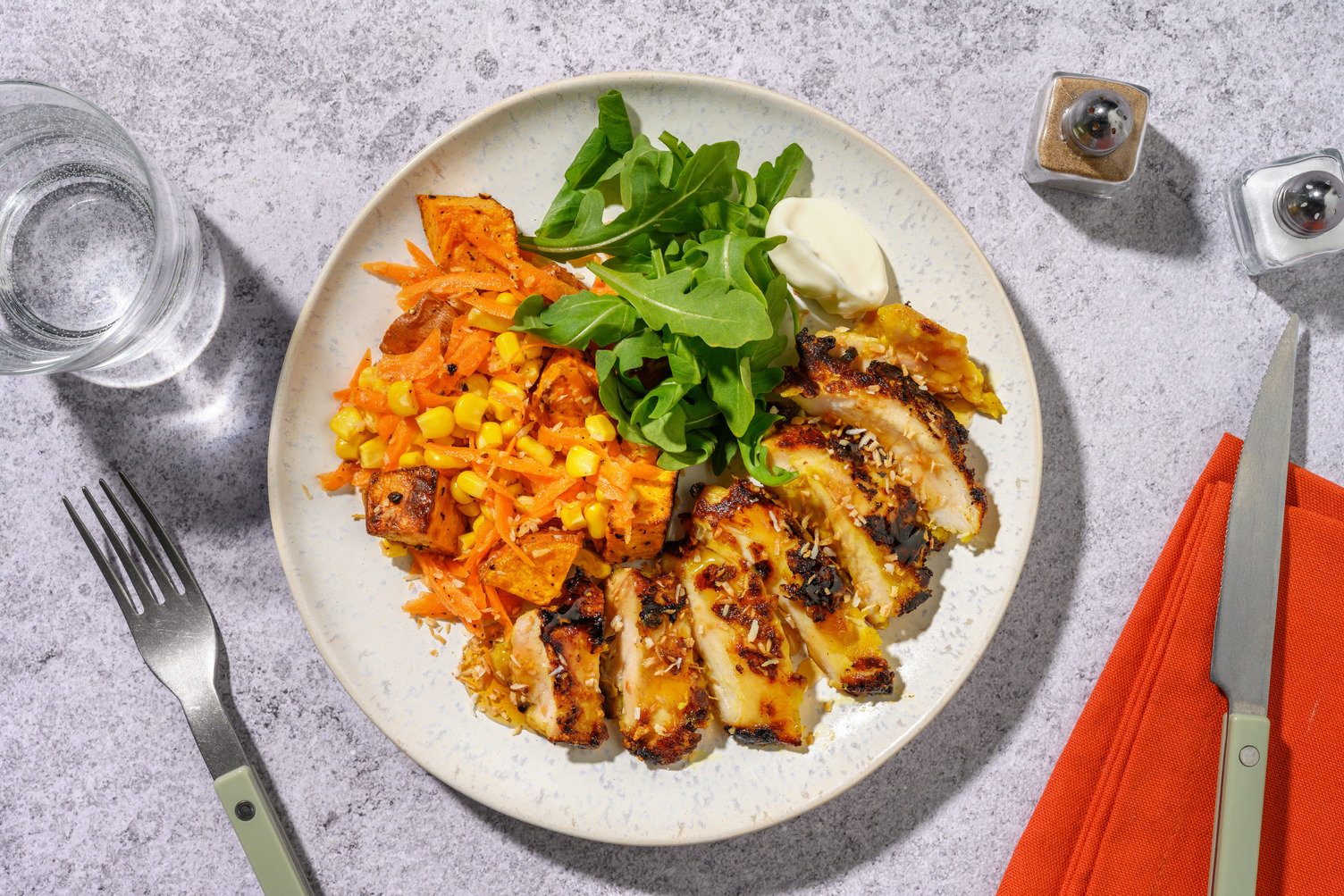 Crispy Lemongrass and Coconut Chicken Breast