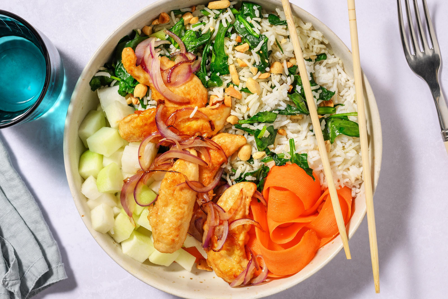 Honning- og sojamarineret kylling