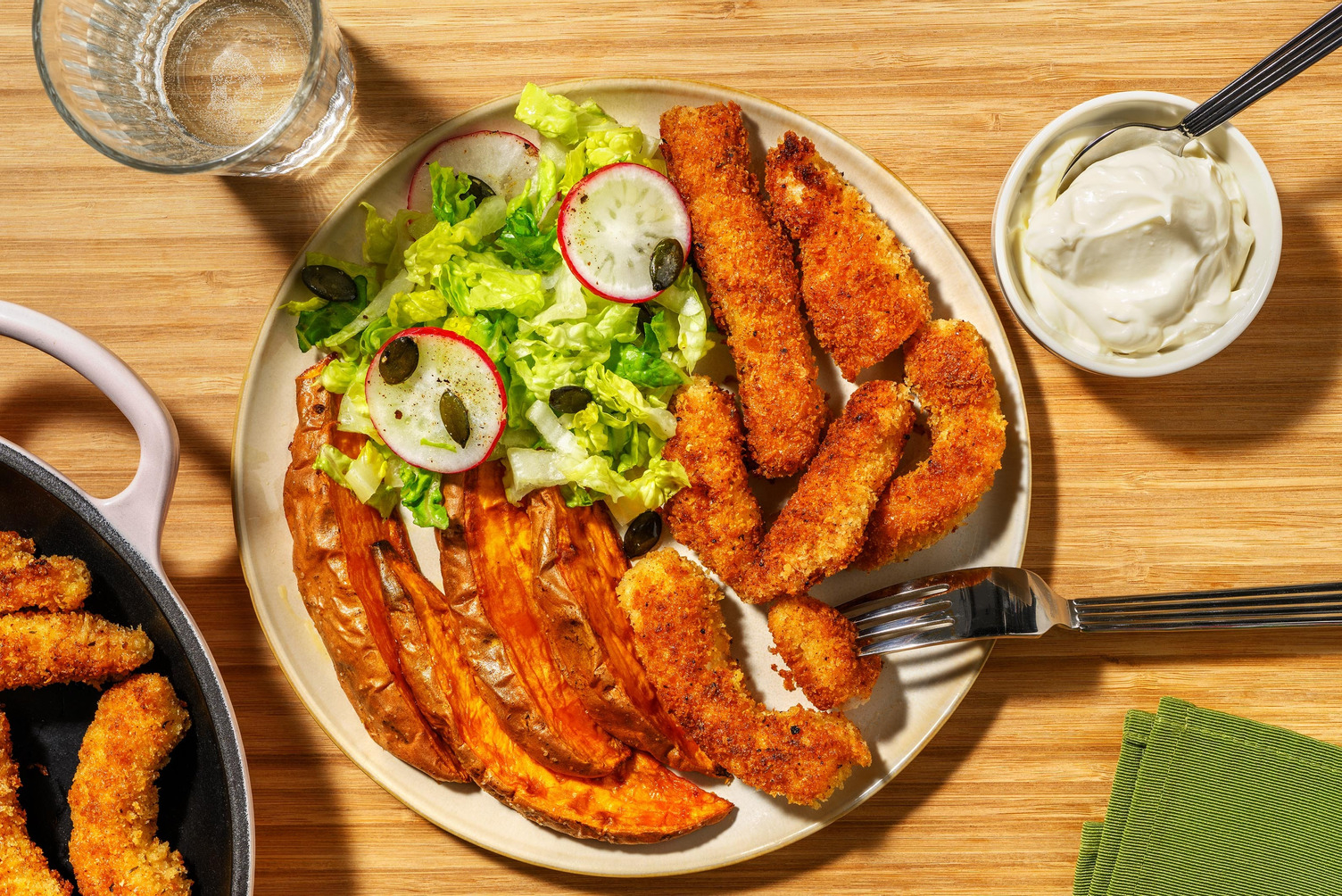 Pankopanert svinestrimler