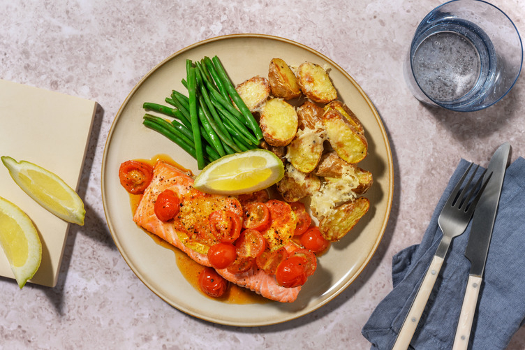 Salmon en Papillote and Sun-Dried Tomato Butter