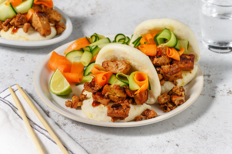 Gua Bao - panini soffici al tofu marinato