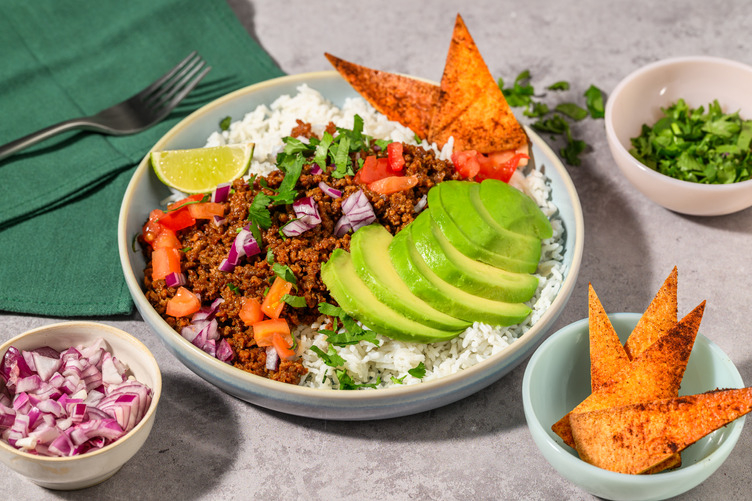 Mexicansk vegetarisk burritobowl | Byg selv
