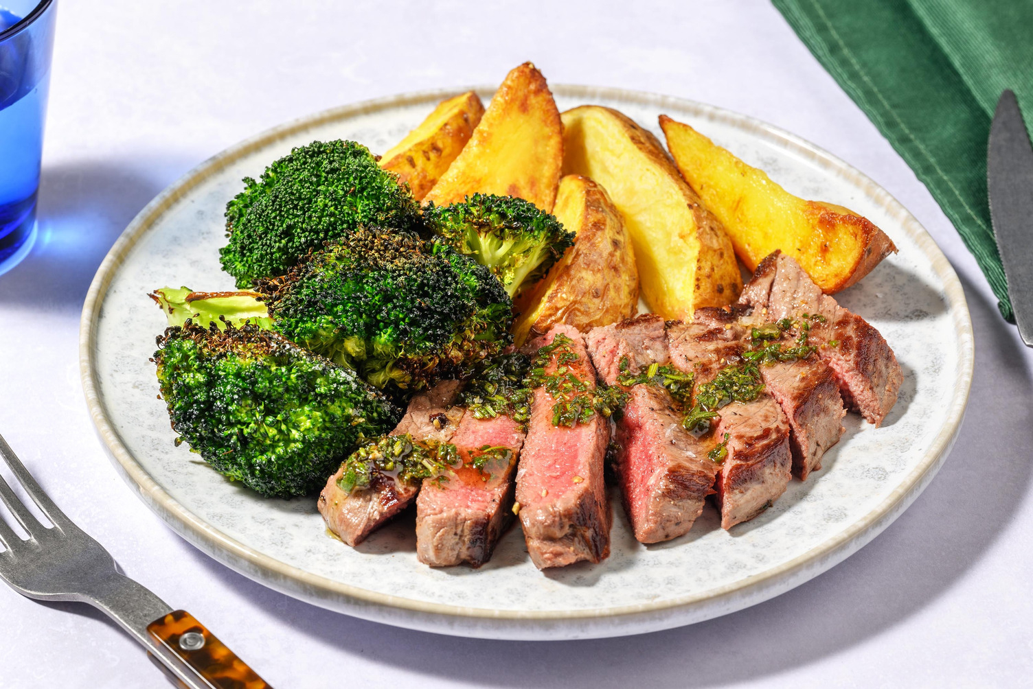 Tagliata di manzo alle erbe