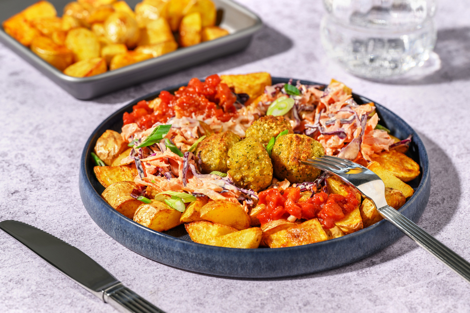 Falafel and Ruby Slaw