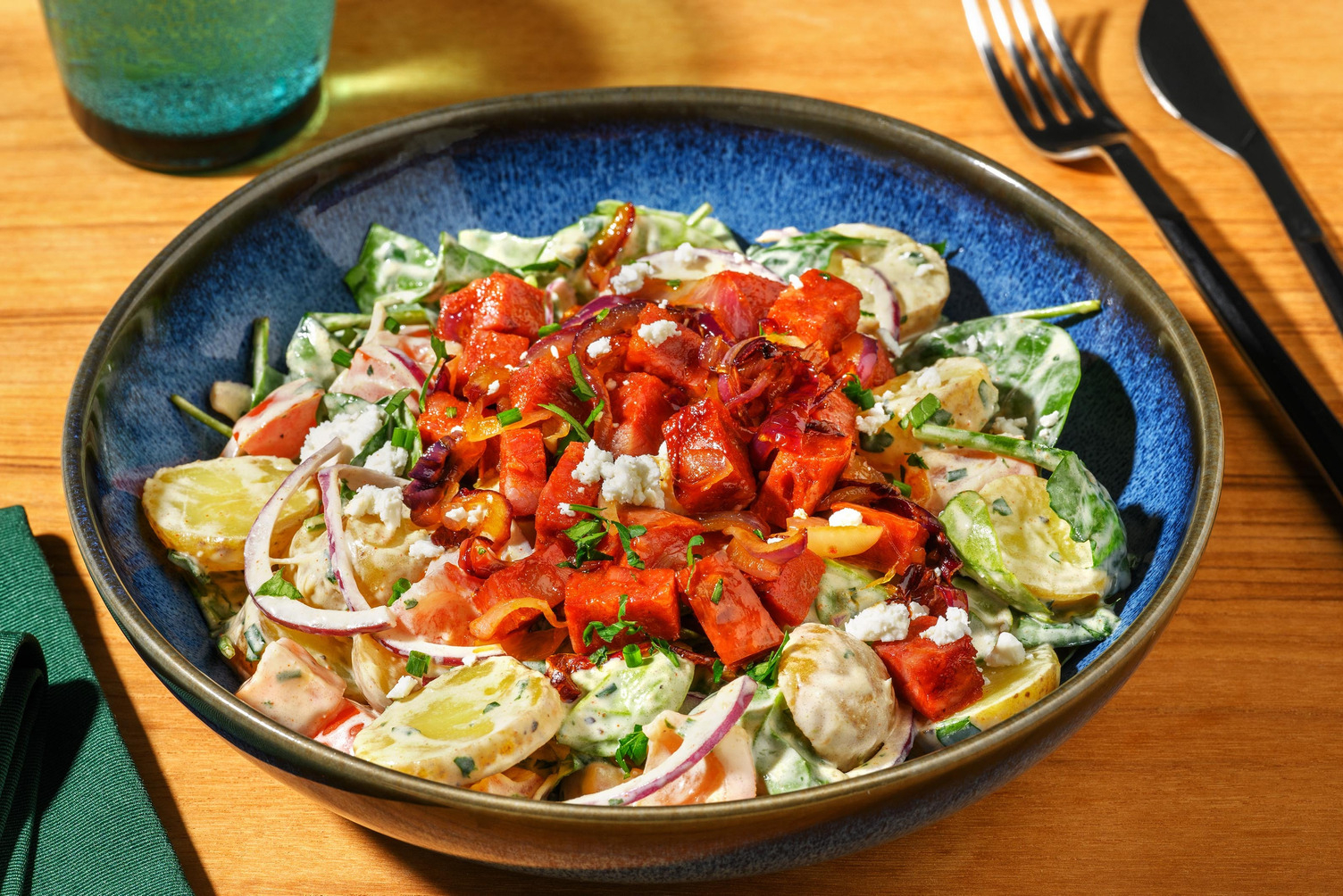 Spanischer Kartoffelsalat mit Chorizo