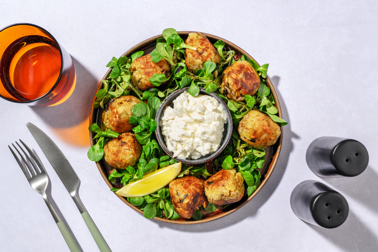 Polpette ai 3 cereali, carne e melanzane