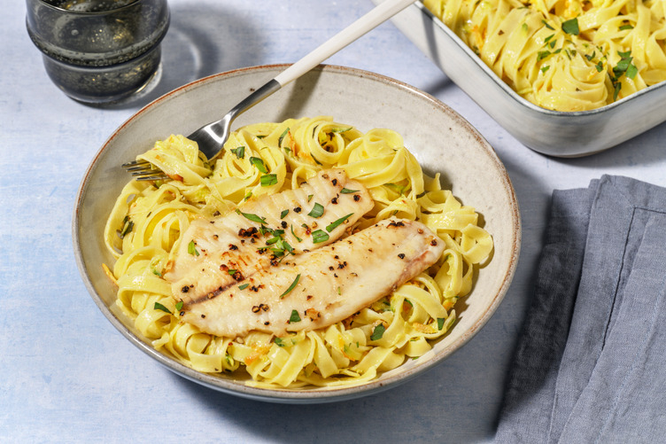 Black Pepper Basa Tagliatelle