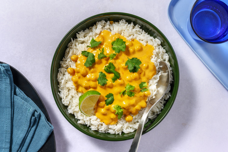 Chana Masala - curry di ceci e spinaci