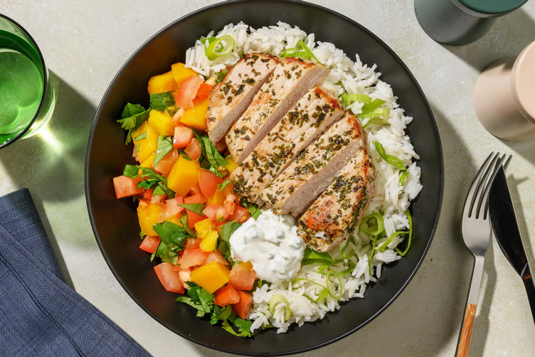 Honning- og cajunglaseret svinekotelet 