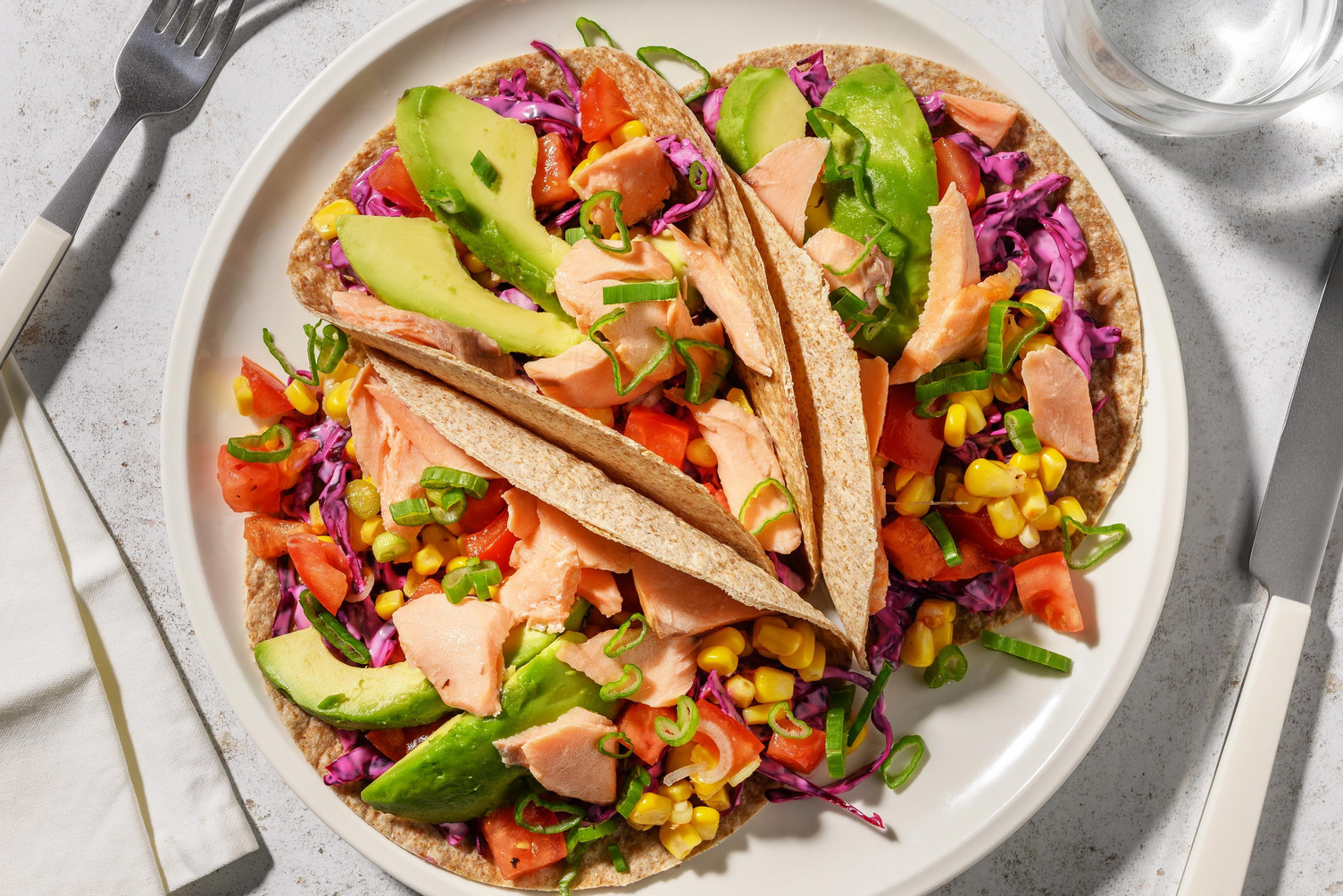 Wraps met gerookte zalm