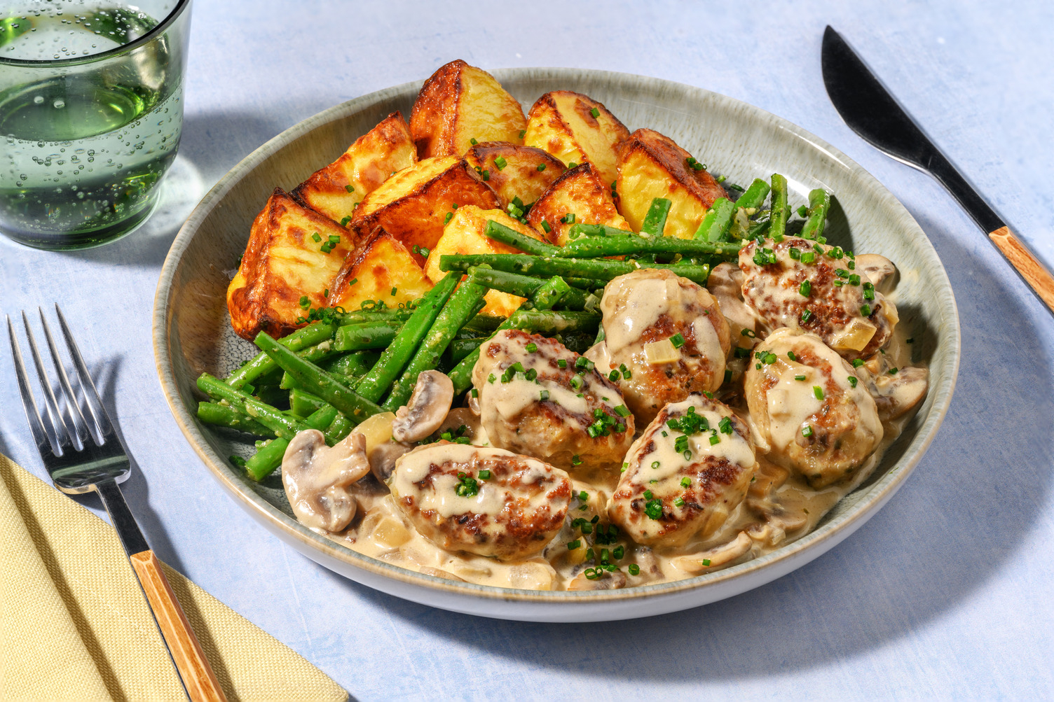 Recette culte : boulettes de poulet sauce champignons crémeuse