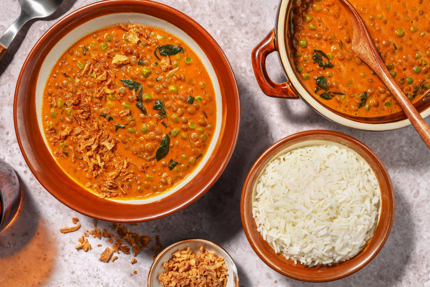 Super Quick Creamy Prawn Tikka Dal