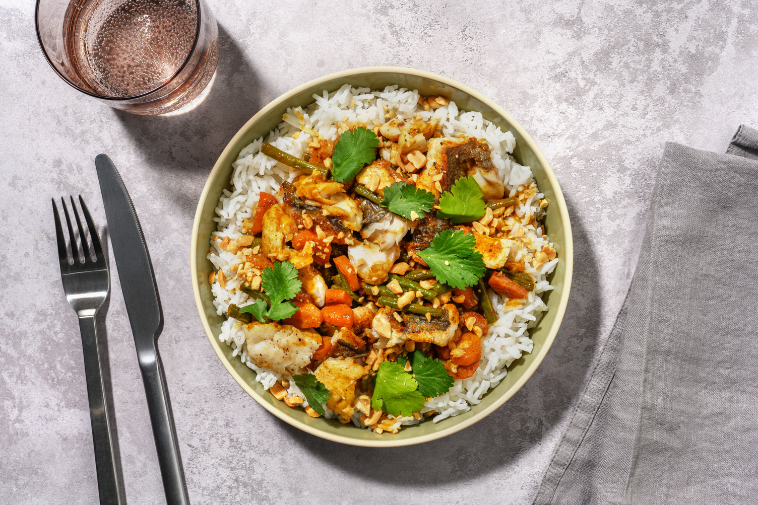 Golden Coconut Double White Fish & Veggie Curry