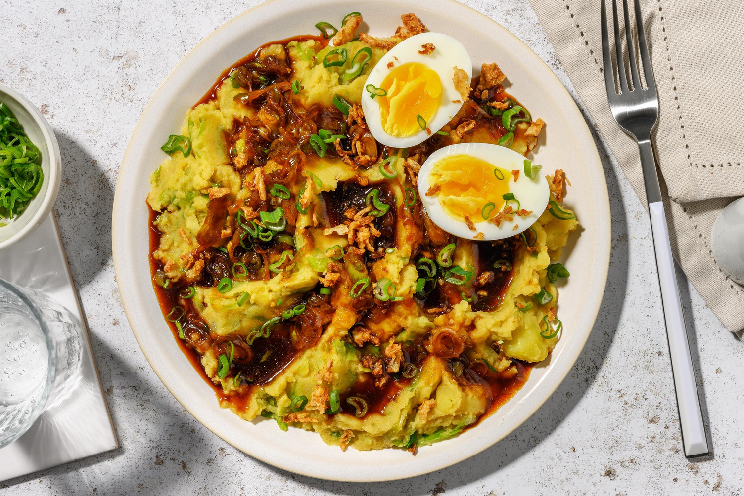 Aziatisch geïnspireerde stoemp