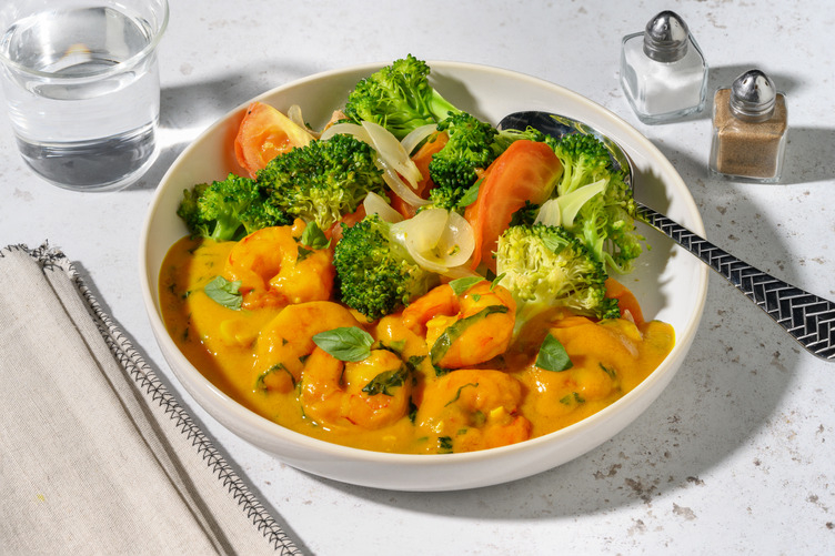 Gaeng Kari Goong: curry de langostinos con albahaca