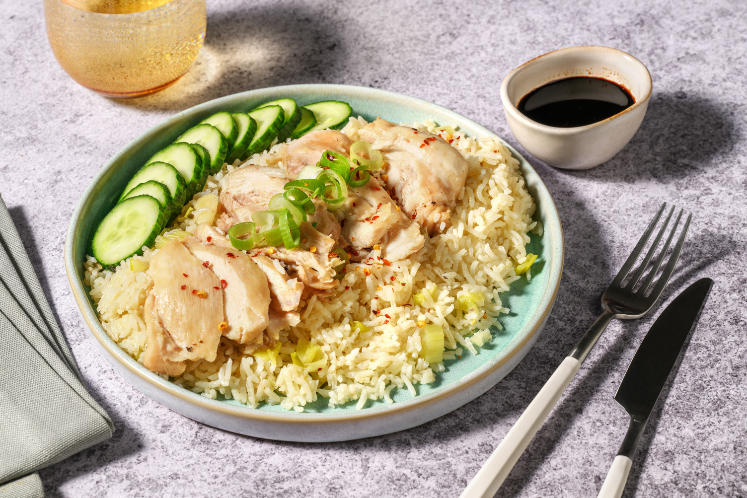 Riso e pollo alla hainanese