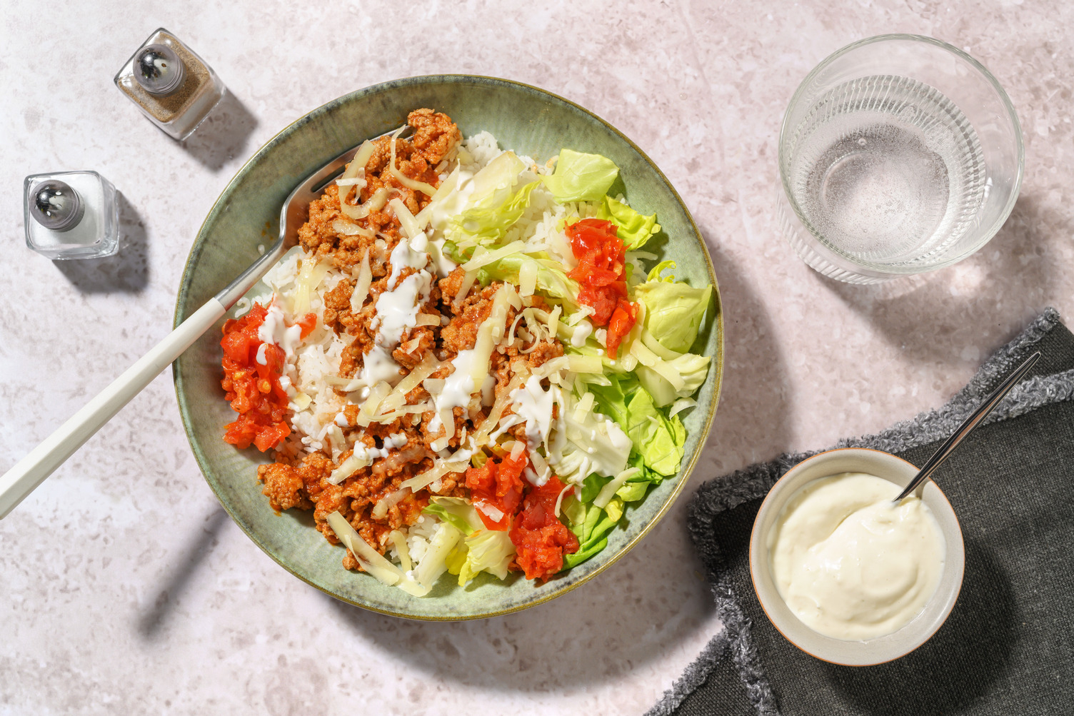 Pork Cheeseburger-inspired Bowl