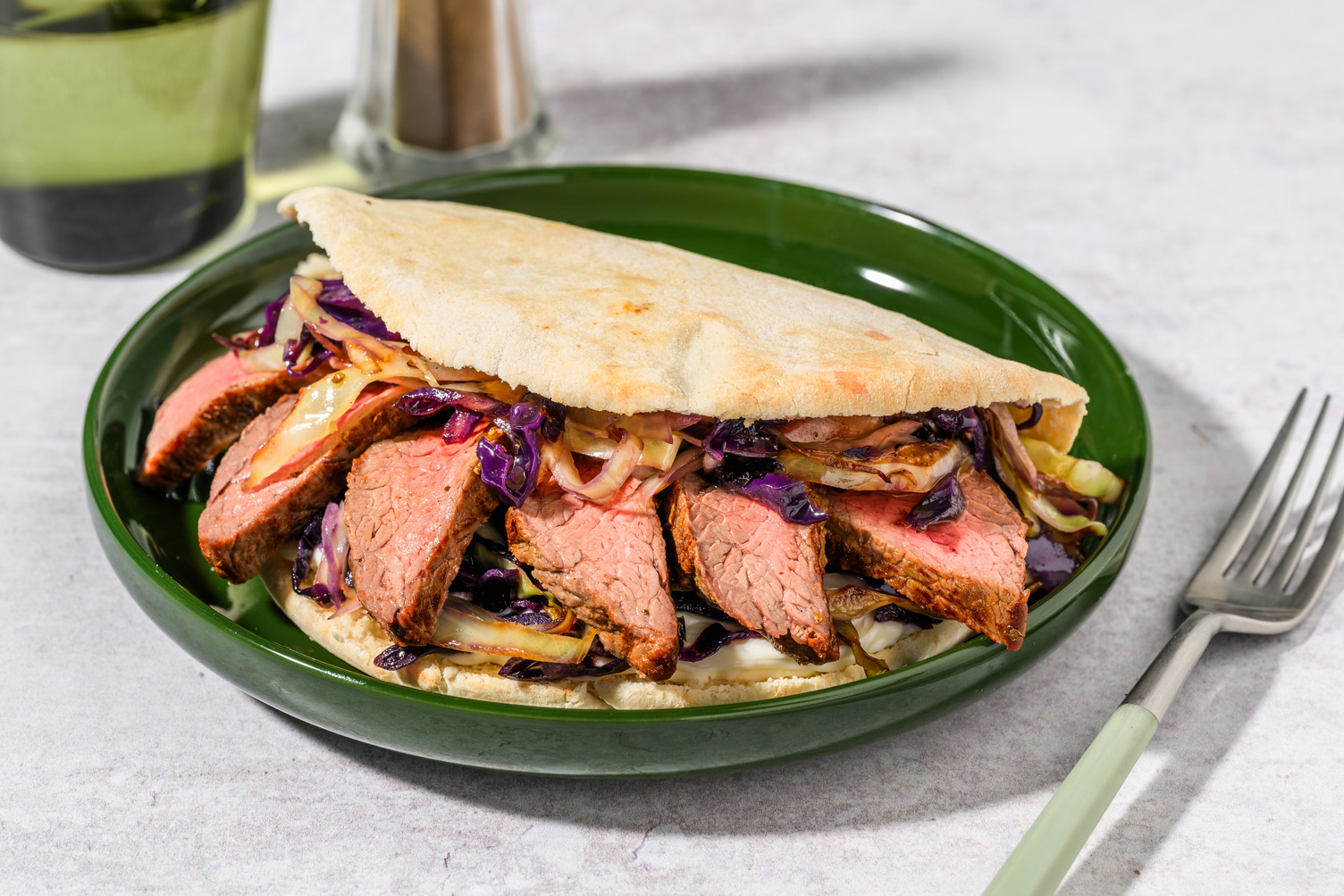 Pita gyros di manzo alla paprika