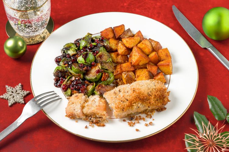 Hazelnut Crusted Double Salmon