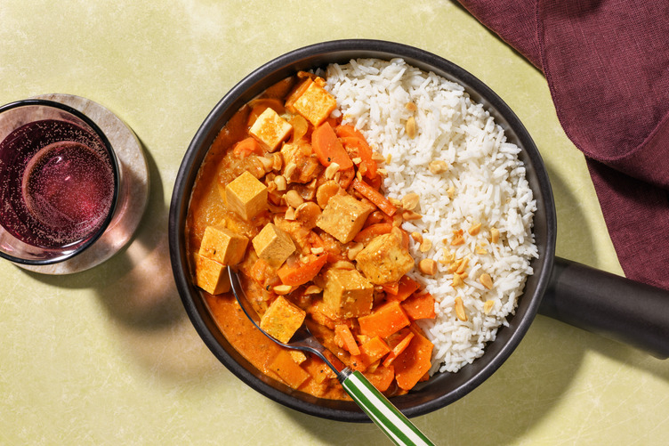 Le Végé : Mafé revisité au tofu & cacahuètes