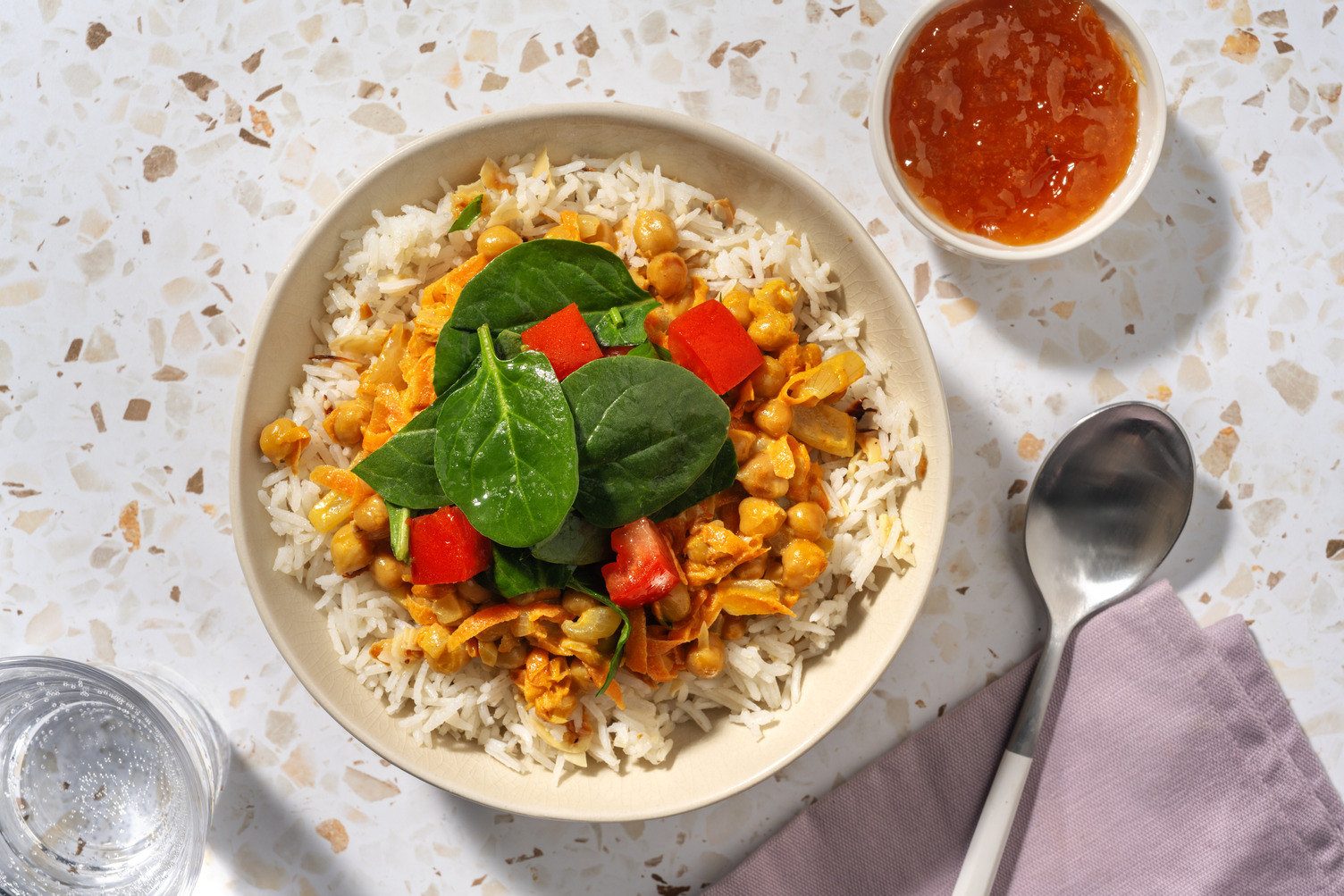 Currystekta kikärtor