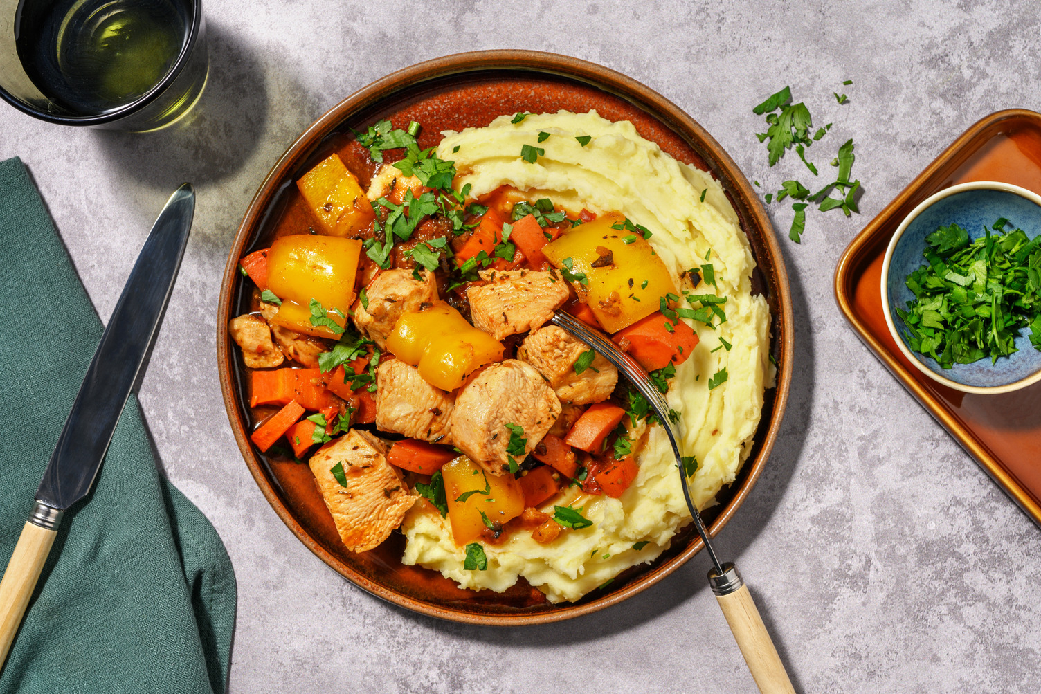 Double Chicken Cacciatore